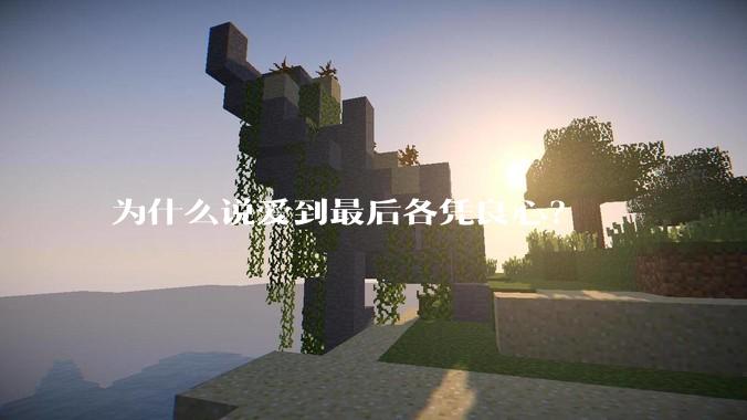 为什么说爱到最后各凭良心？